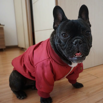 Dog Winter Clothes Padded Warm Jacket Plus Velvet